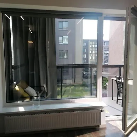 Erdvi Studija Spacious Studio Apartment Self Check In Vilnius Exterior photo